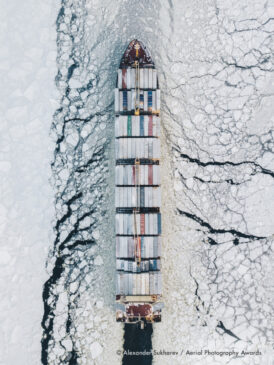 راه آهن خلیج فنلاند توسط الكساندر سوخاروف | برگزیده عکاسی هوایی 2020