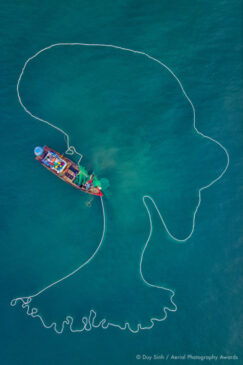 بانوی دریا توسط دوی سین | برگزیده عکاسی هوایی 2020